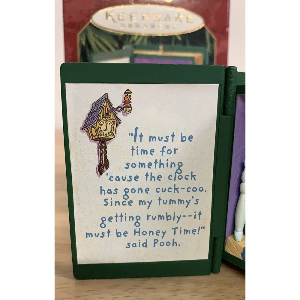 1999 Hallmark Keepsake Ornament Winnie The Pooh Honey Time Collector’s Series